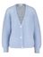Blauwe gebreide cardigan met parelmoerige knopen Erie Twns
