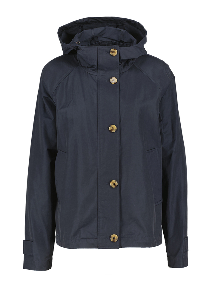 Donkerblauwe regenjas Elfie Milestone