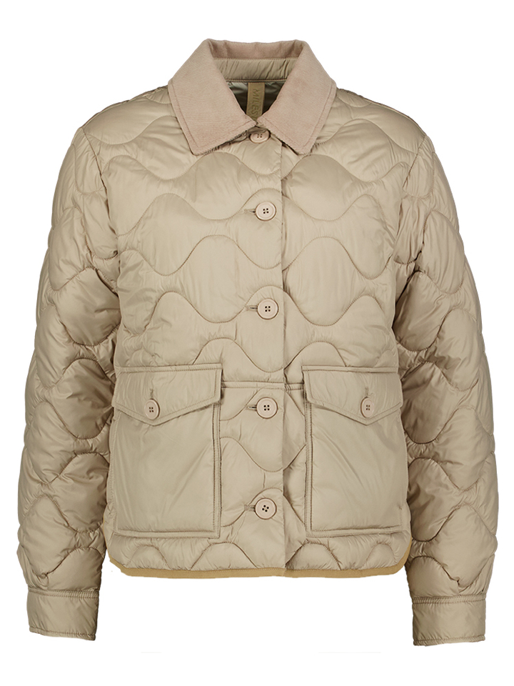 Beigekleurige jas met zakken Chloe Milestone