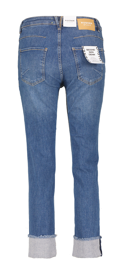 Blauwe slim fit jeans Alisa Rosner