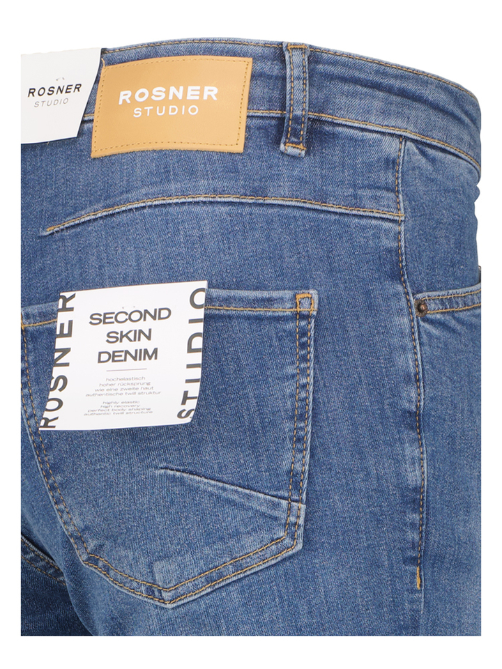 Blauwe slim fit jeans Alisa Rosner