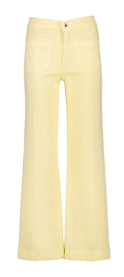 Gele wide leg jeans Audrey Rosner