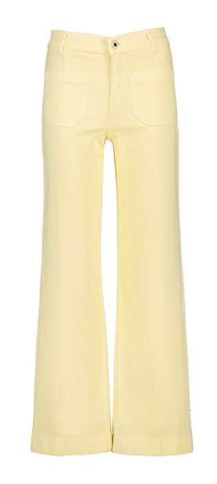 Gele wide leg jeans Audrey Rosner