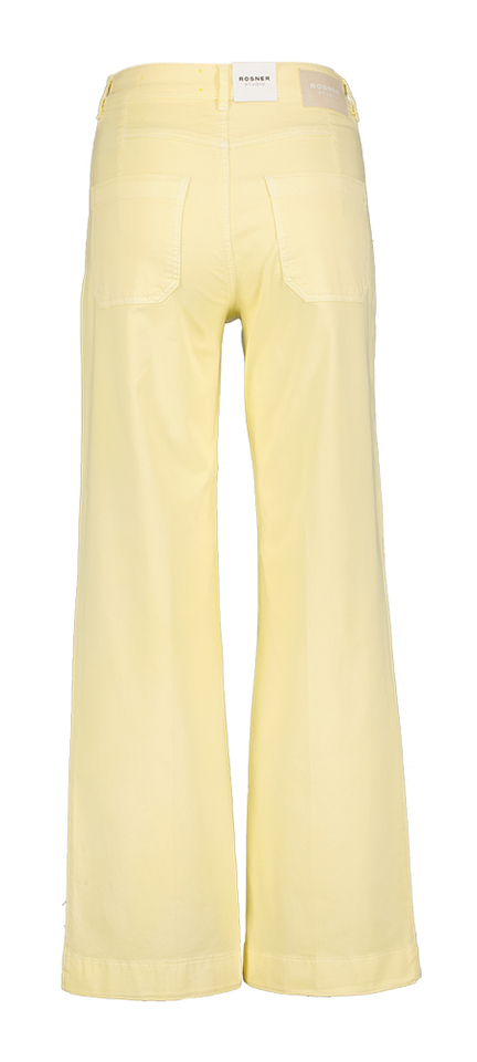 Gele wide leg jeans Audrey Rosner