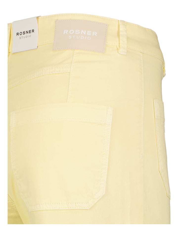 Gele wide leg jeans Audrey Rosner