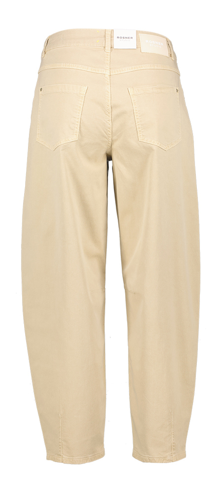 Beige tapered broek Mara Tapered Detail Rosner