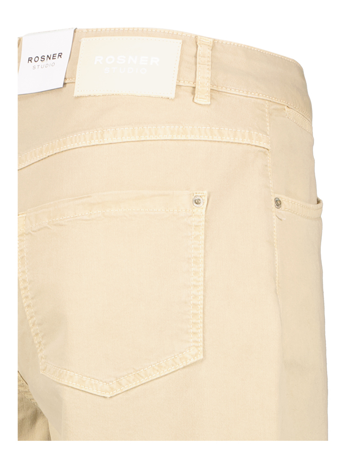 Beige tapered broek Mara Tapered Detail Rosner