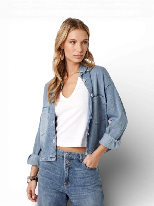 Blauwe jeans jas Jamie Overshirt Rosner