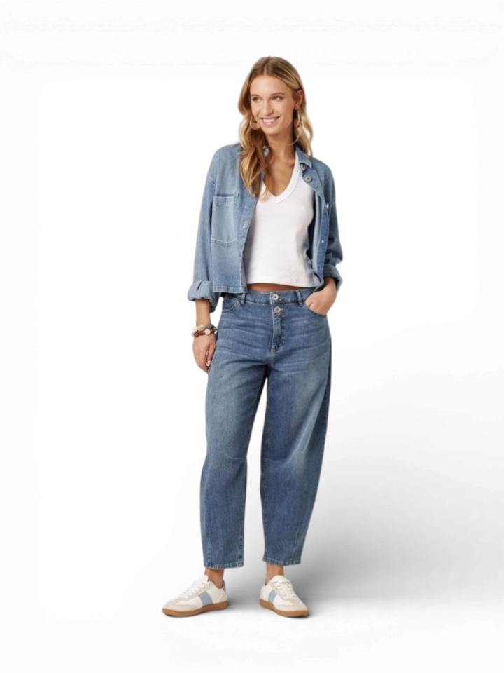 Blauwe jeans jas Jamie Overshirt Rosner