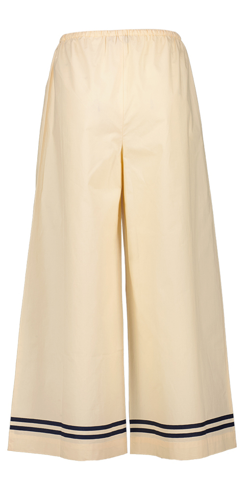 Beige broek met print The Tiny Big Sister
