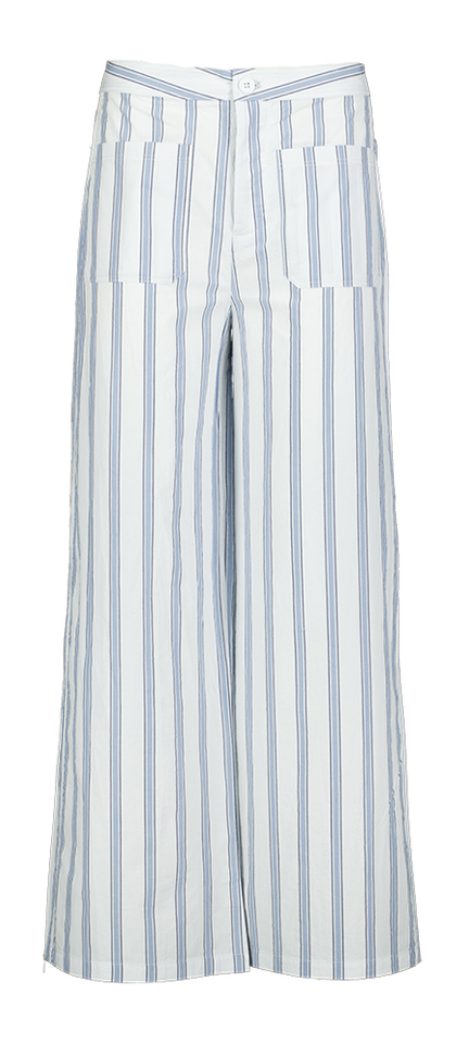 Blauw gestreepte katoenen broek The Tiny big sister