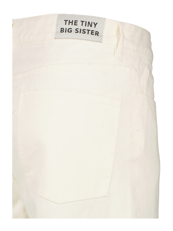 Beige broek met strikdetail The Tiny Big Sister