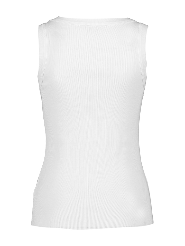 Witte top in ribbel Tavira Drykorn