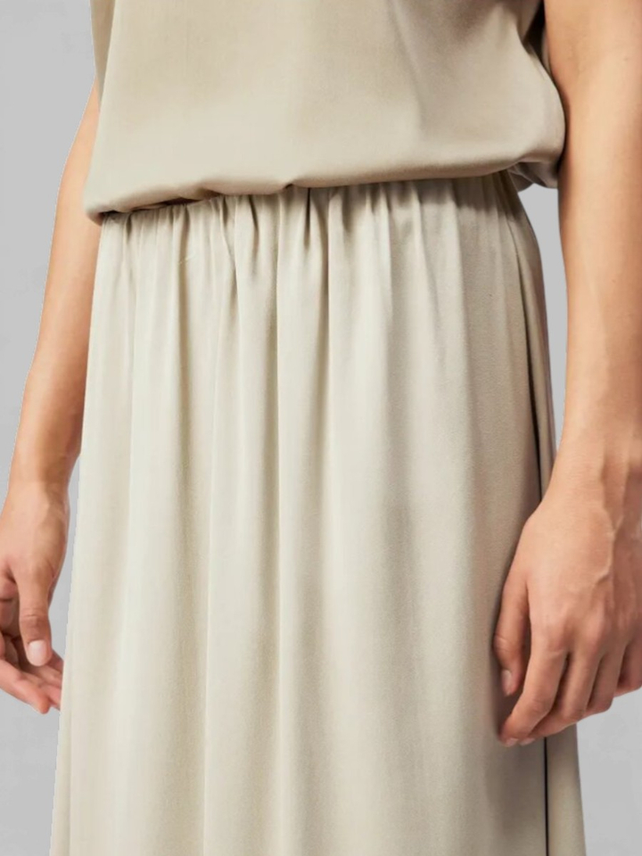 Beige glanzende rok Idonea Drykorn