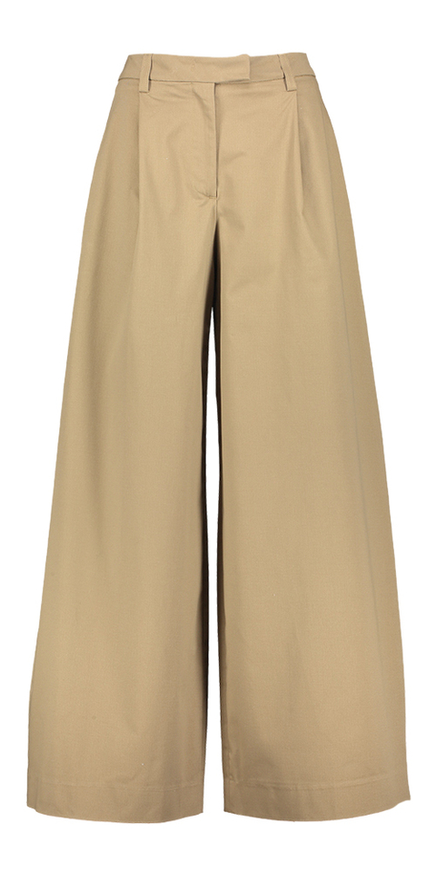 Cognac katoenen broek Deva The Latest