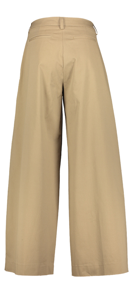 Cognac katoenen broek Deva The Latest