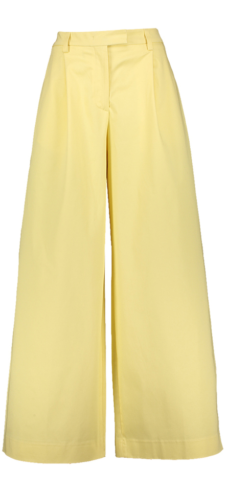 Light yellow katoenen broek Deva The Latest 
