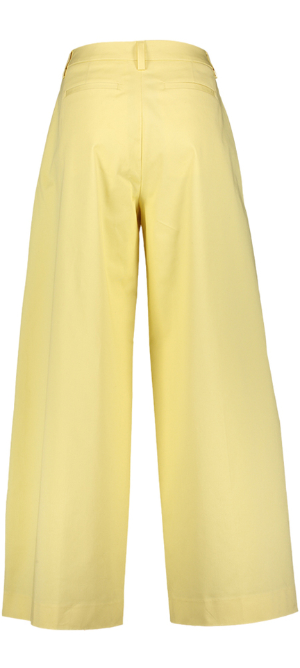 Light yellow katoenen broek Deva The Latest 