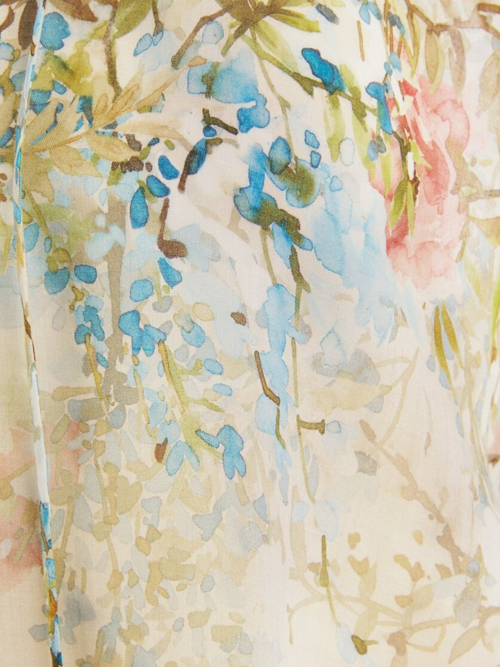 Multicolor bloes in bloemenprint Riani