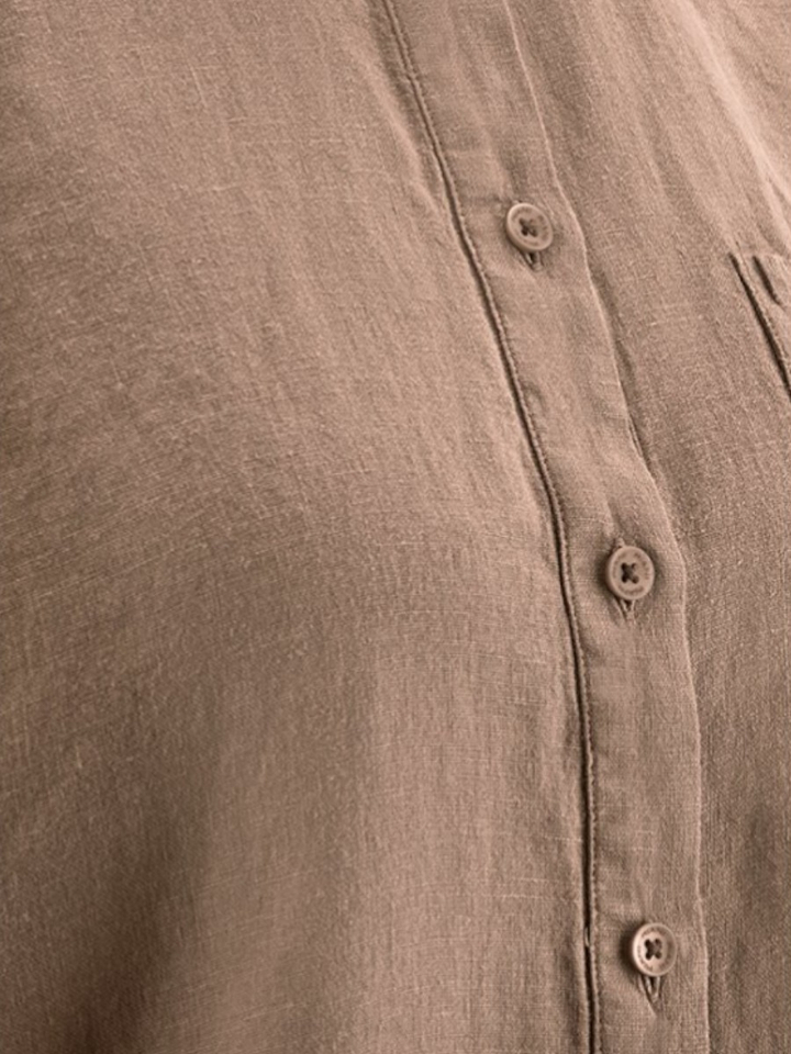 Bruine linnen blouse Riani 