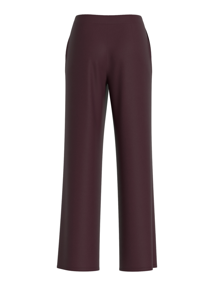 Bordeaux broek in suede Vila