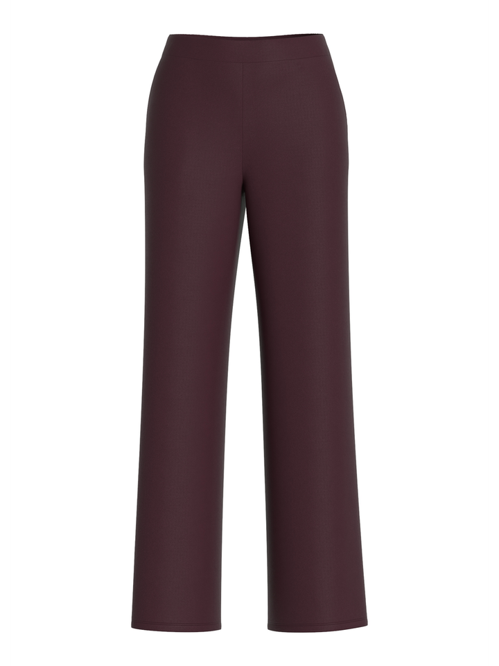 Bordeaux broek in suede Vila