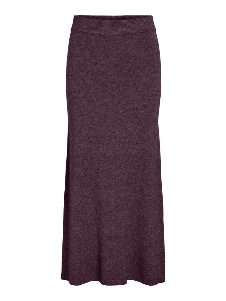 Dark melange gebreide rok Vila 