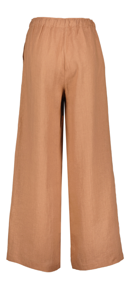 Bruine linnen broek Niu
