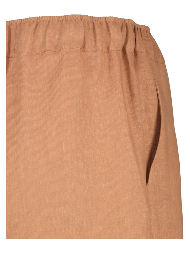 Bruine linnen broek Niu