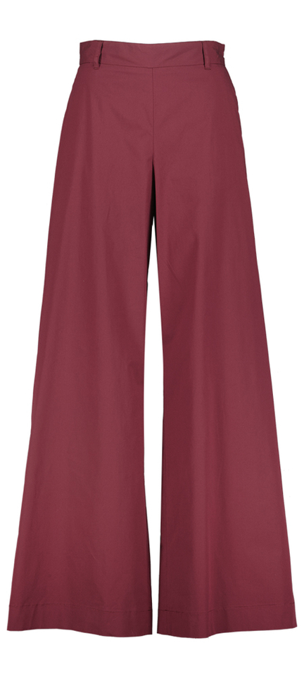 Bordeaux geklede broek Niu 