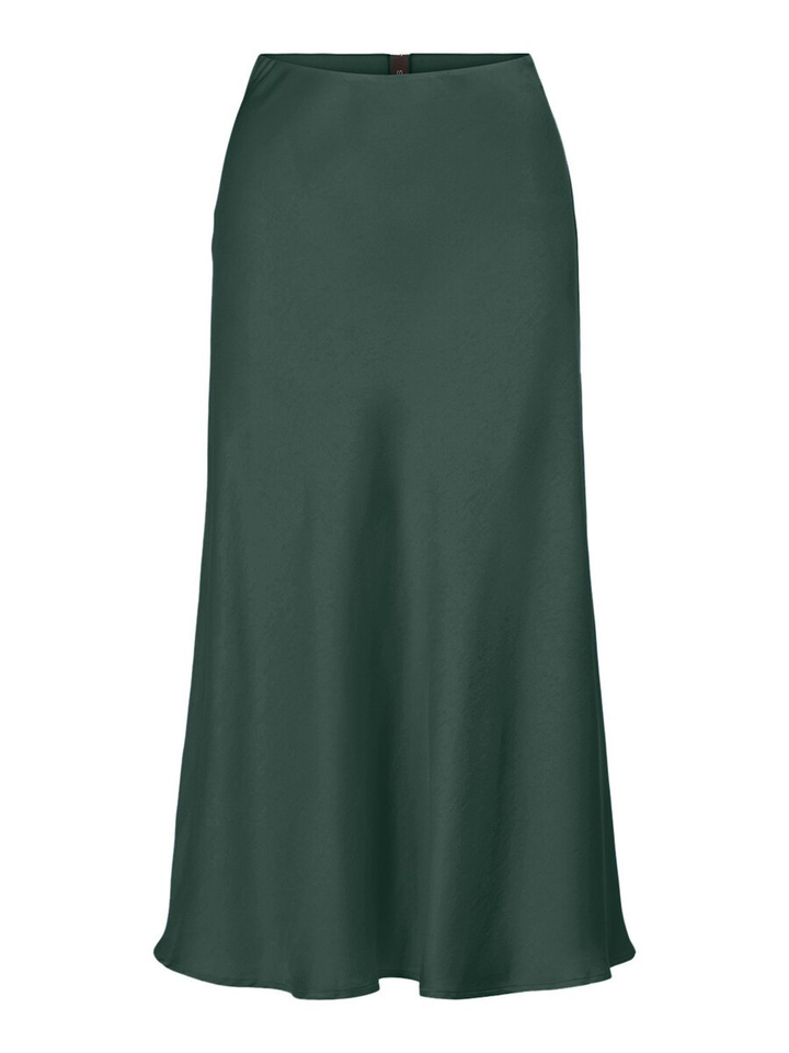 Kaki groene rok in satijnlook Yaspella Y.A.S