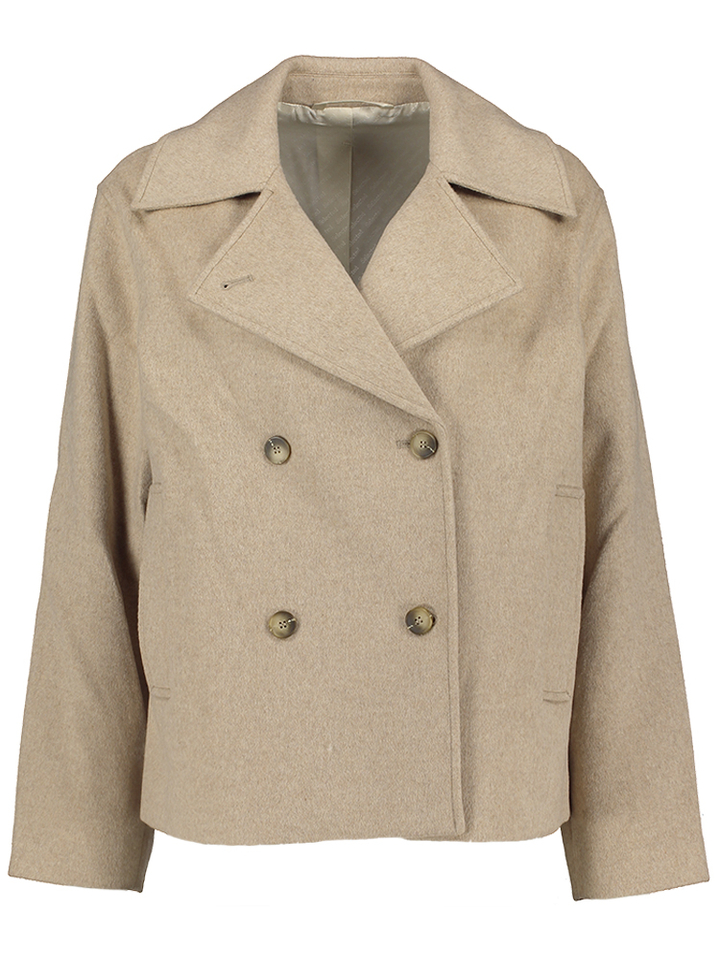 Sandshell jas wool Selected 