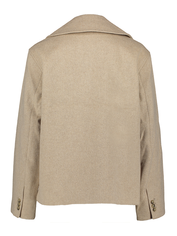 Sandshell jas wool Selected 