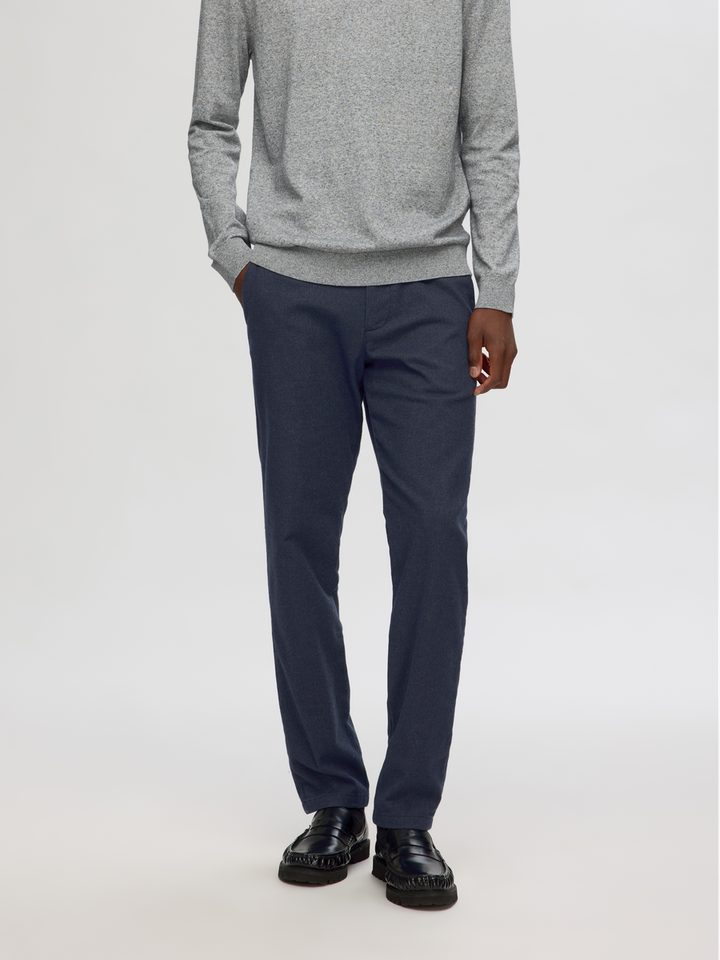 Blauwe chino Selected 