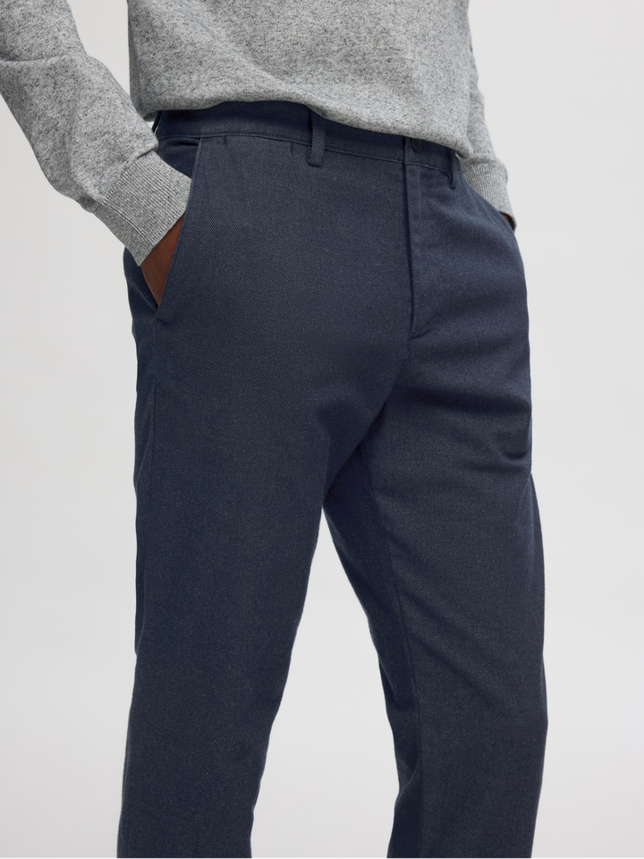 Blauwe chino Selected 