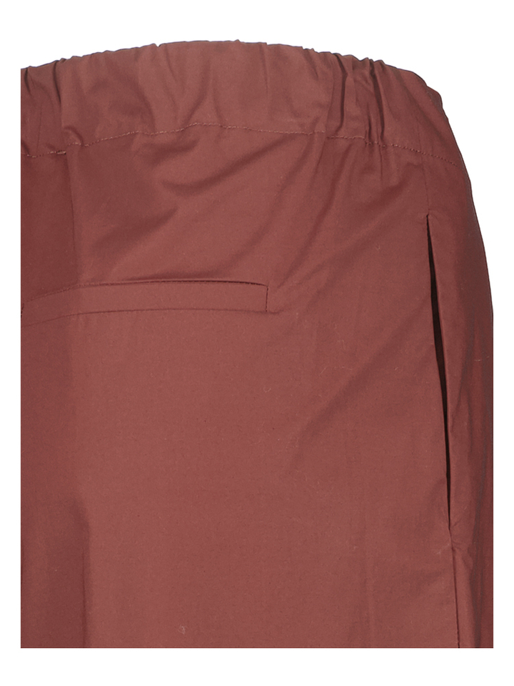 Bordeauxkleurige wijde broek Floor