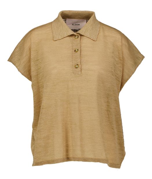 Beige linnen polo Floor