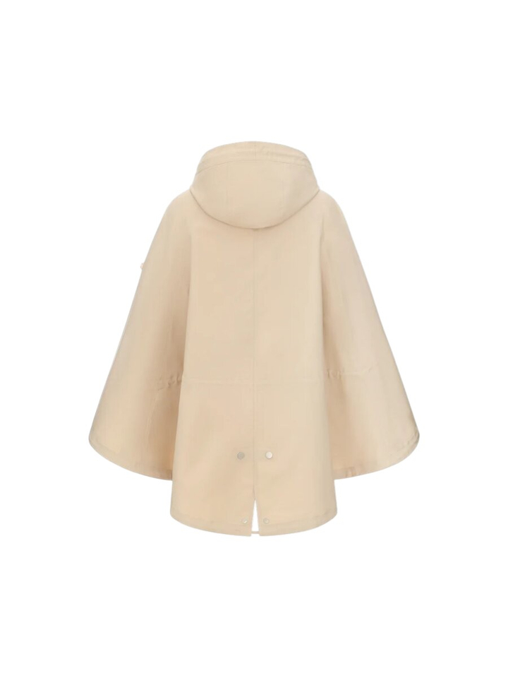 Beige poncho jas met kap Urbancode 