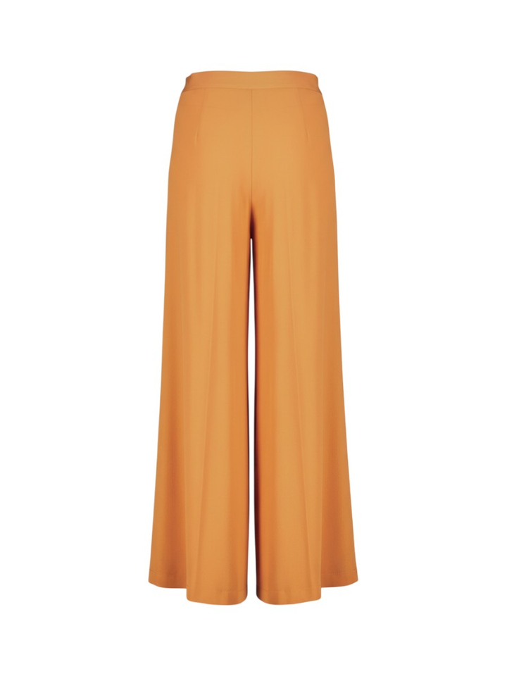 Oranje soepelvallende broek Semicouture 