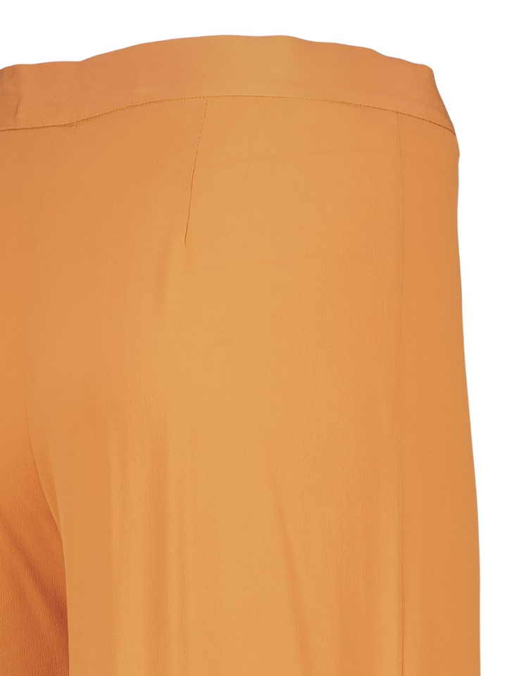 Oranje soepelvallende broek Semicouture 