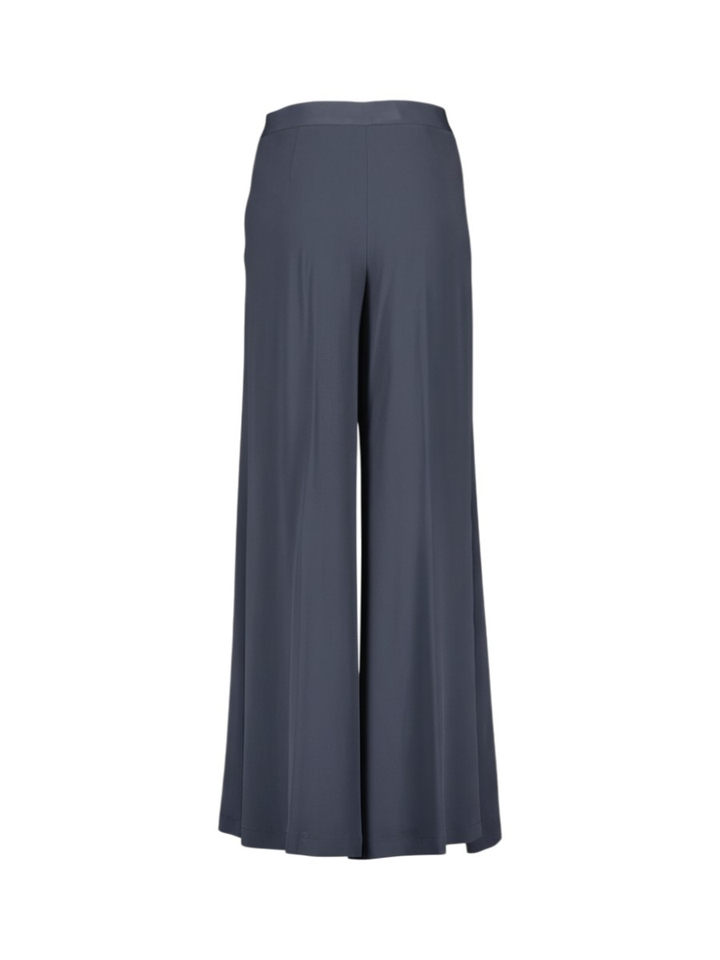 Donkerblauwe soepelvallende broek Semicouture