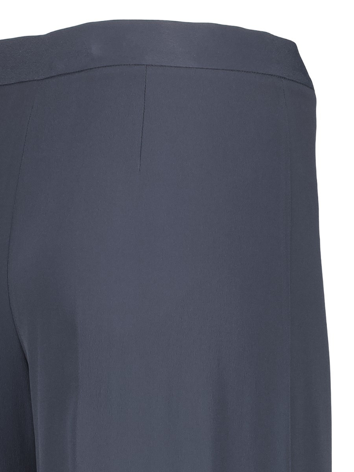 Donkerblauwe soepelvallende broek Semicouture
