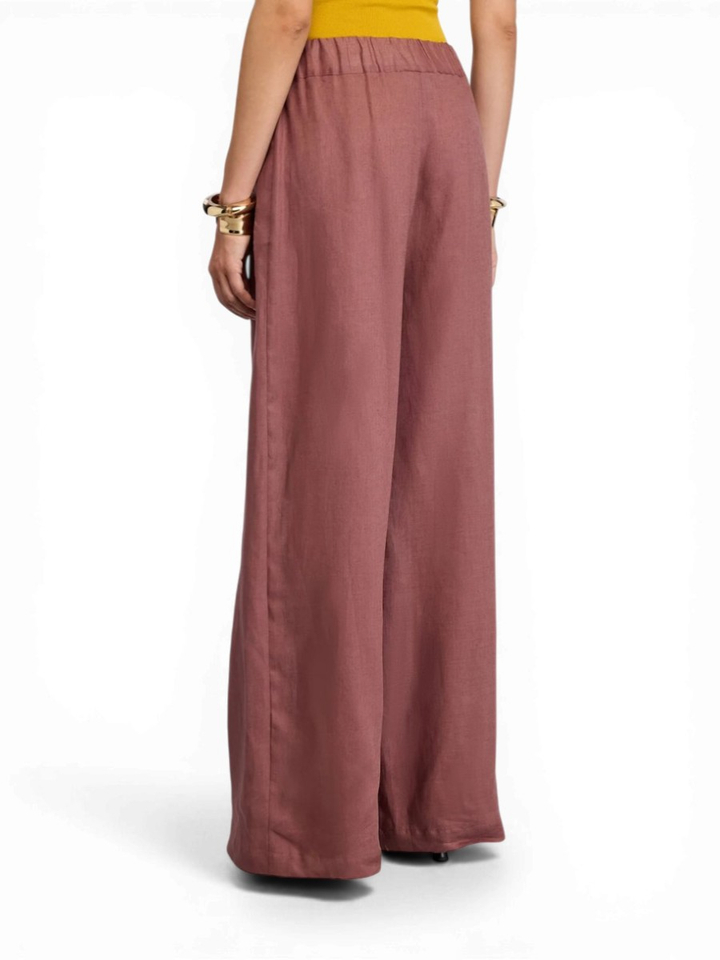 Bordeaux lange broek Semicouture