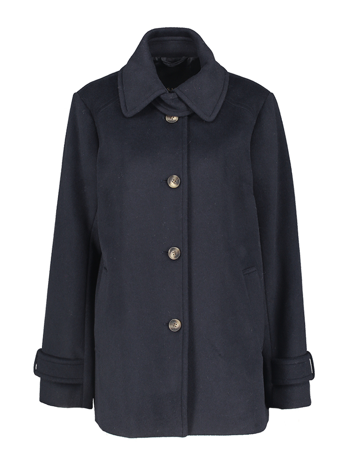 Donkerblauw jas Antonia Stand