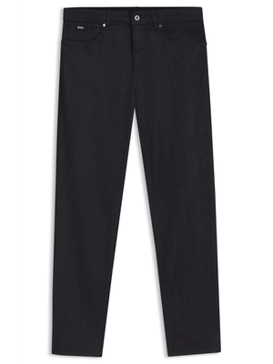 Donkerblauwe slim fit jeans Hugo Boss