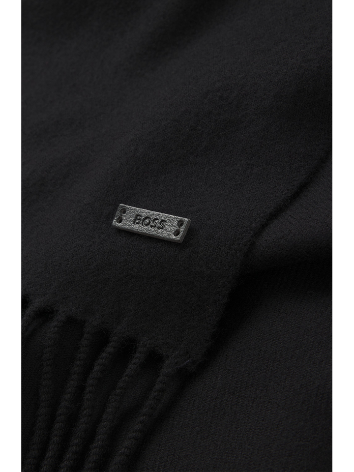 Zwarte wollen sjaal Hugo Boss 