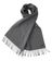 Grijze wollen sjaal Naster Hugo Boss 