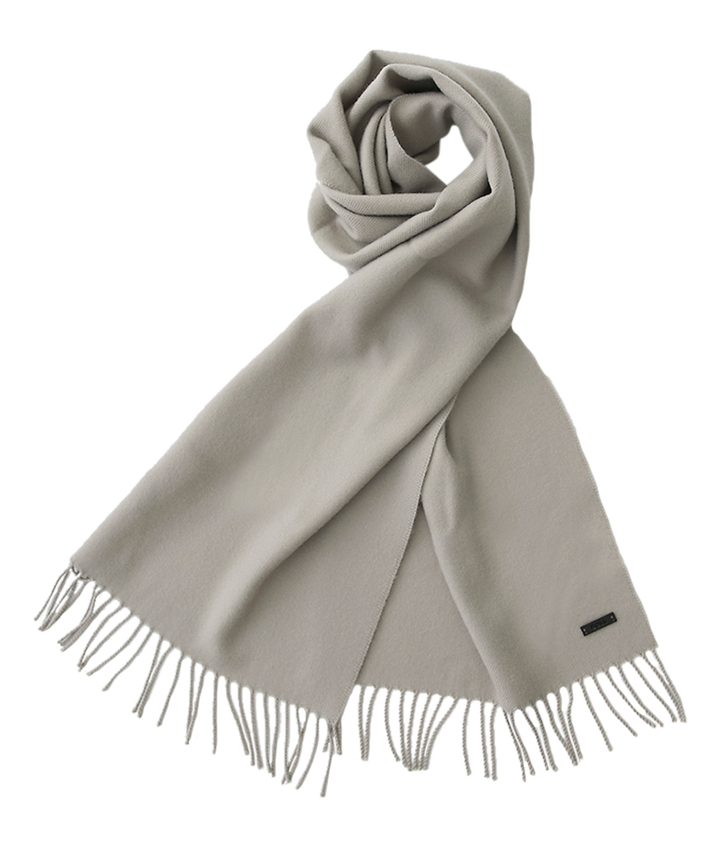 Grijze wollen sjaal Naster Hugo Boss