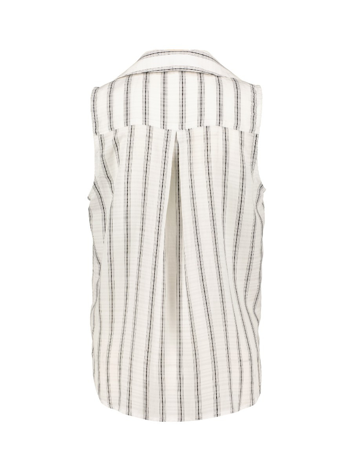 Witte top met zwarte streep Bella Dahl