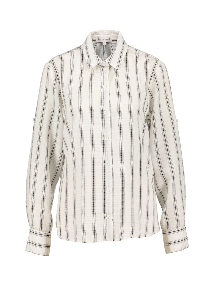 Witte blouse met zwarte streep Bella Dahl